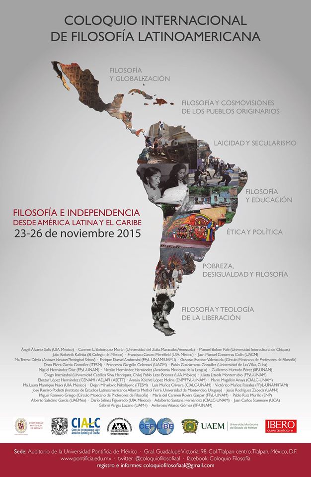 Coloquio internacional de Filosofía Latinoamericana 2015